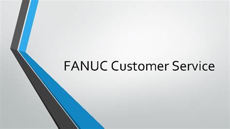 fanuc customer support